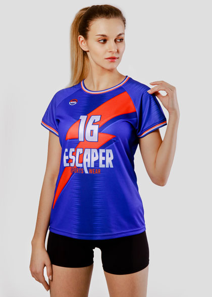 Волейбольная футболка женская VOL-TAW-03-SUBL